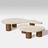 Travertine coffee table 2