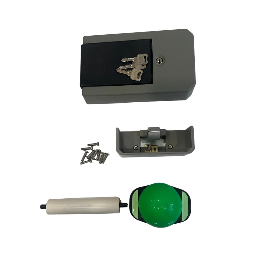 Fastener for overlap doors 