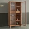 Fluted double door cabinet 2