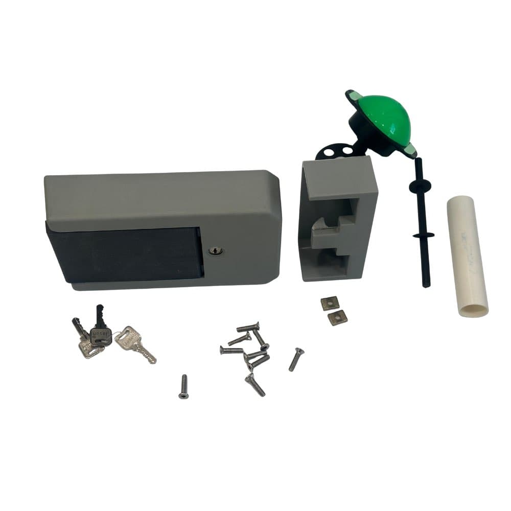 Fastener for overlap doors 